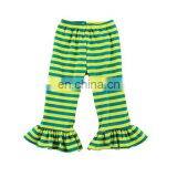 Infant/Toddler Girls Long Boutique Icing Ruffle Leggings Stripe Pants Cotton Bottoms Elastic Waist Trousers Age 1T-6Y thumbnail-5