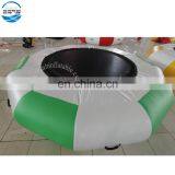 Round Shape Inflatable Water Jumping Trampoline, Inflatable Water Floating Bed for Family thumbnail-4