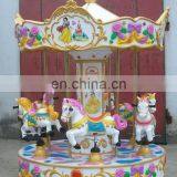 Kiddies 6 Riders Merry go Round Carousel Horse Rides Funfair Amusement Equipment for Sale thumbnail-4