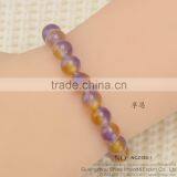 Rinbow Color 8MM Malaysian Jade Beads Bracelet for Girl Rosary Chaplet Bead Bracelet Stretch String Bracelet thumbnail-2