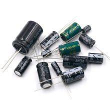 aluminum electrolytic capacitor element 16 / 25V / 35V / 50 / 10 / 47 / 100 / 220 / 1000 / 2200uf