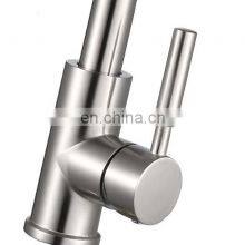 Deck Mounted Stainless Steel Kitchen Sink Mixer Faucet Tap thumbnail-4