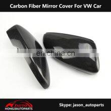 Car Carbon Fiber Side Door Mirror Cover for VW Passat CC Jetta Bora Beetle EOS Scirocco thumbnail-3