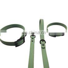 Modern Simple Style Pure Color Waterproof Collar Leash Set High End Dog Products thumbnail-4