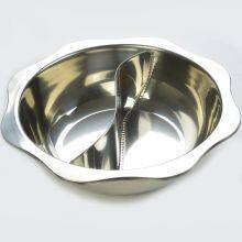 Hot Pot Stainless Steel Anti-side Octagonal Simmered Two-pot Hot Pot Induction Cooker thumbnail-2