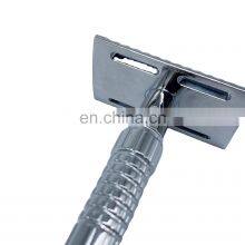 Double Edge Classic Non-disposable Straight Shaving Safety Set Razor Double Shaver for Men's thumbnail-3