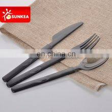 Shanghai Elegant PS Plastic Black Cutlery Set thumbnail-5