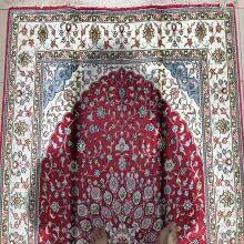 Yamei Lagend Red Color Persian Silk Carpet and Rug 4x6ft thumbnail-5