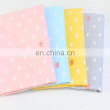Cartoon Dog Crown Printed Fabric Newborn Bag Cotton Twill for Children Bedding Fabric thumbnail-3