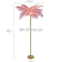 Feathers Lamp For Wedding Party Pieces Decoration Home LED Floor Lamp thumbnail-1