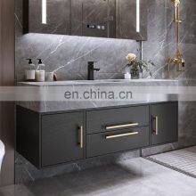 modern wooden storage vanity bathroom cabinet sets