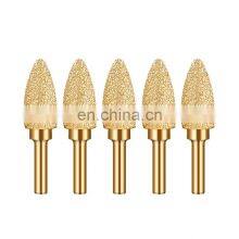 F TYPE 6mm Emery Grinding Head Cast Iron Coarse Sand for Electric Grinding Large Polishing Woodworking Tools