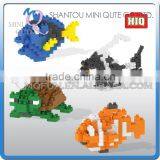 Mini Qute HIQ 4 Styles Kawaii Finding Nemo Diamond Plastic Building Blocks Cartoon Model Figures Educational Toy