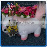 Mini Qute America Cartoon 20 cm Despicable me Unicorn Stuffed Plush Dolls Kids Collection Educational Toys NO.MQ 034