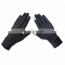High Quality Wholesale Winter Warm Running Sports Black Touch Screen Cycling Gloves thumbnail-2
