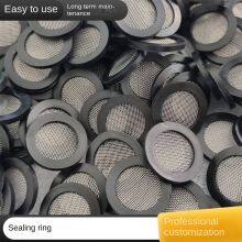 Dn20 Rubber Sealing Gasket, Water Meter Filter Screen, 30mm Rubber Edged Filter Screen Gasket, 1 Inch 304 Filter Screen, 40 Mesh thumbnail-3