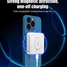 Cross Border 3-in-1 Magnetic Folding Wireless Charger Charging Watch Earphone Folding Stand（Wechat:13510231336） thumbnail-3