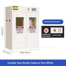 Прочный шкаф для медицинских кислородных баллонов с сигнализацией и антикоррозионной стальной конструкцией для медицинского газового хранилища thumbnail-1