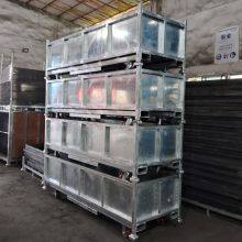Q235 Steel Folding Mesh Container for Automotive Parts Storage thumbnail-1