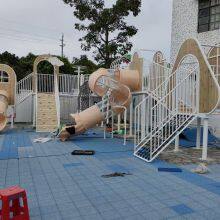 Large Outdoor Kindergarten Climbing Nets, Non-standard Expansion Training Ropes, Slides and Other Amusement Equipment. thumbnail-2