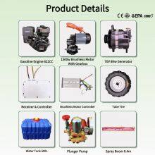 Tractor Sprayer, CE EPA Approved Gasoline Engine Gasoline Fst Power Spray Agriculture for Soybean Fields Vigorun SPRY600 thumbnail-4