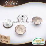 2016 Trending Products Engraved Custom For Clothing Flat Shank Button