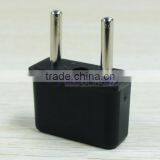 Black Copper US to EU AC Power Plug Travel Converter Adapter thumbnail-4