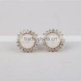High Quality 9k Gold Fresh Wather Pearl Stud Earring for Women thumbnail-2