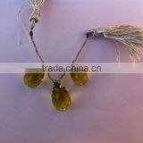 Lemon Topaz Pendant Earring Set thumbnail-3