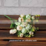 Foreign Trade Exquisite False Bracteal Leaf Tea Mei Flower Simulation Silk Flowers Manufacturer Wholesale Sitting Room Adornment thumbnail-2