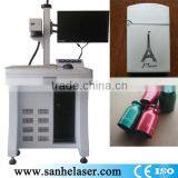 Fast and High Efficiency Fiber Laser Marking Machine Used in Marking Rings Bracelets Mugs Watches Sanitary Ware IC Keyboard Etc thumbnail-5