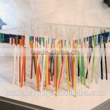 colorful novel design acrylic tea or coffee table