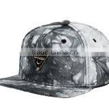 Fashion Metal Plate Tie Dyed Snapback Cap thumbnail-4