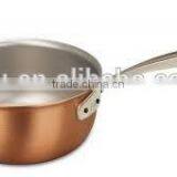 Hot Sale Durable Copper Aluminum Non-stick Sauce Pan Milk Pot Milk Pan Cookware Inductive Bottom thumbnail-1