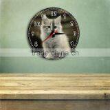 Custom Animal Glass Prayer Wall Clock Cheap