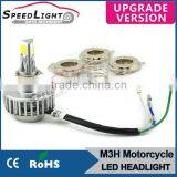 Top Quality Speedlight 3 Light Version M3H 2500LM 24W LED Motorcycle Headlight Bulb