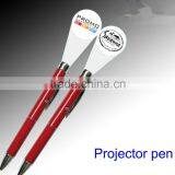 High Quality Led Projector Pen , Metal Pen With Customize Logo thumbnail-3