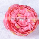Fashion elegant handmade fabric flower brooches pink hair accessories