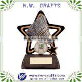 Polyresin Badminton Sports Trophy for Children