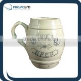 Fat Wrist Drum Mugs Ceramic Mugs Porcelain Stoneware Beer Mugs Cups Customized Printed