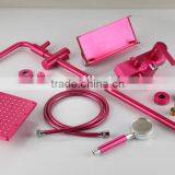 Bathroom Faucets Unique Hotel Style Pink Bathroom Shower Set 62801 thumbnail-3