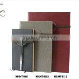 2016 elastic bound a5 diary leather cover with pen