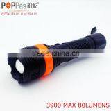 1W Powerful Led Zoom In-out Flashlight With thumbnail-1