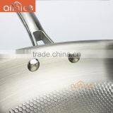 Allnice Good Quality Honeycomb Design Single Handle Stainless Steel Nonstick Pan/skilletwith Lid for Kitchen thumbnail-2