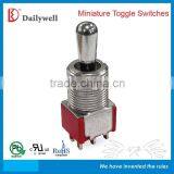 3P 4P SP DP GOLD PURE-TIN Miniature Toggle Switch thumbnail-4