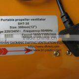 Electric Portable Exhaust Blower Fan 12'' 220V/50/60Hz With UK Plug thumbnail-2