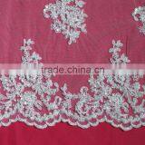 Embroidery Beaded Border, Beaded Lace Trim Border, Re-embroidery French Embroidery Lace Border