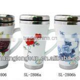 FDA Certification and Stoneware Ceramic Type White Blank Ceramic Mug thumbnail-1