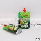 Customized Colorful Liquid Stand up Spout, Pouch With Spout thumbnail-3