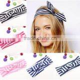 Wholesale Colorful Gingham Toddler Girls Cute Headband Hair Warp thumbnail-1